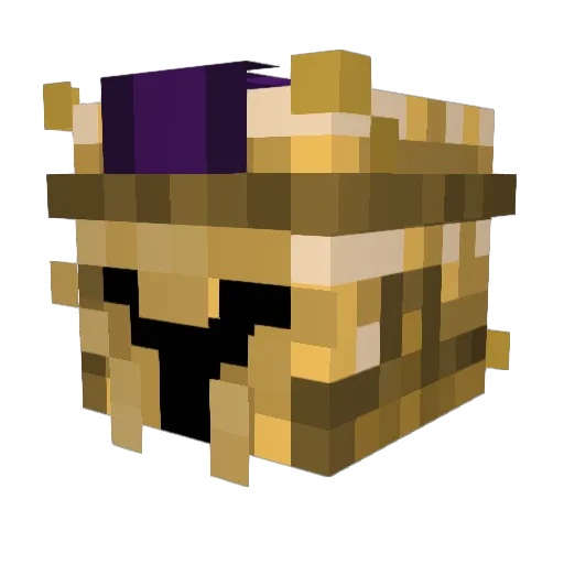 InductedLand21 Minecraft avatar head, 3D render