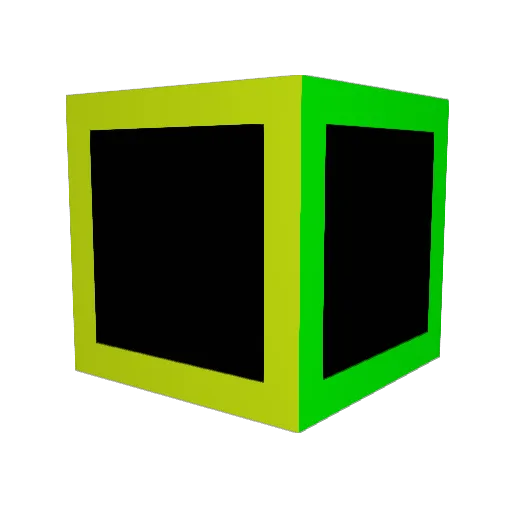 Indulgent Minecraft avatar head, 3D render