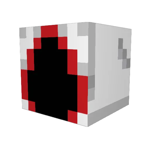 Industrialus Minecraft avatar head, 3D render