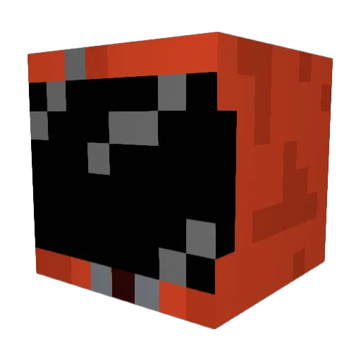 Induvalent Minecraft avatar head, 3D render