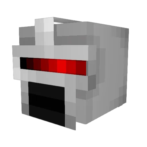 IndyCylon Minecraft avatar head, 3D render
