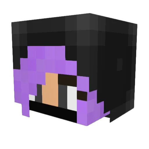 IndySwifty Minecraft avatar head, 3D render