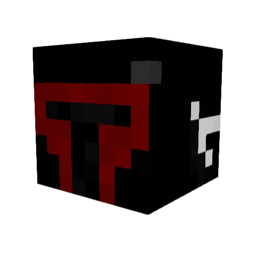 Indybones33 Minecraft avatar head, 3D render