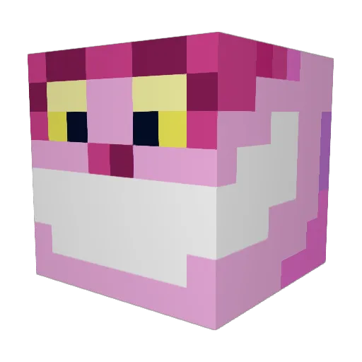Indybrox Minecraft avatar head, 3D render