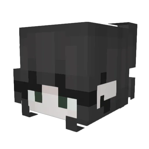 Indyria Minecraft avatar head, 3D render