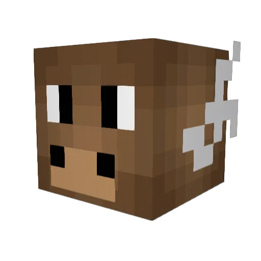 InebriatedMoose Minecraft avatar head, 3D render
