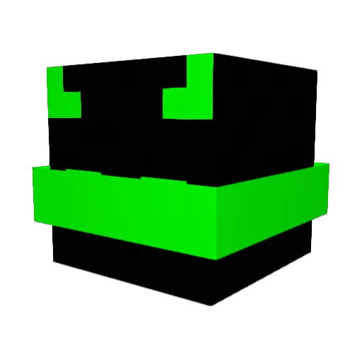 InesCastillo Minecraft avatar head, 3D render