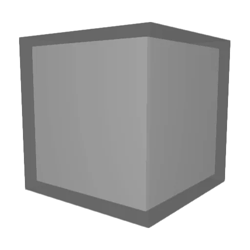 Inescape Minecraft avatar head, 3D render