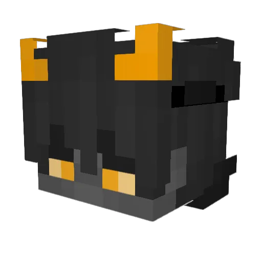 Inevitable_Fates Minecraft avatar head, 3D render