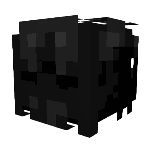 Inexcelsior Minecraft avatar head, 3D render