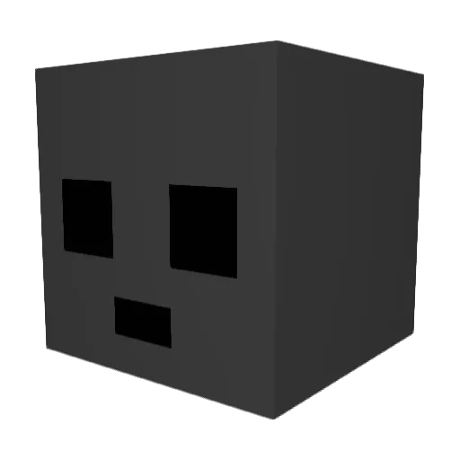 Infaable1 Minecraft avatar head, 3D render
