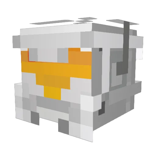 Infamous45 Minecraft avatar head, 3D render