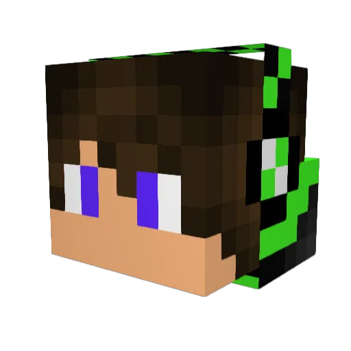 InfamousJoeY Minecraft avatar head, 3D render