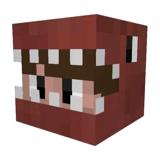 InfamousPredz1 Minecraft avatar head, 3D render