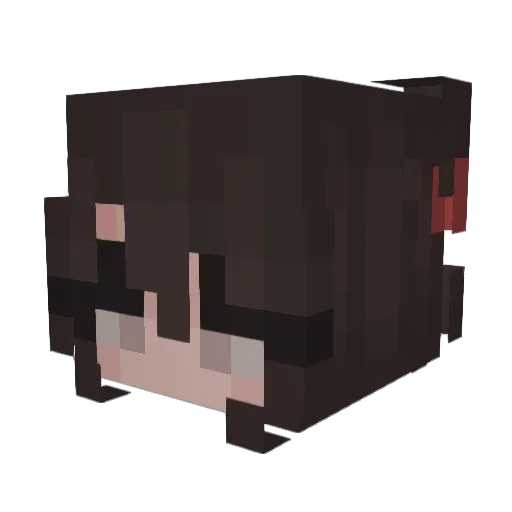 InfamousSlime Minecraft avatar head, 3D render