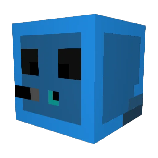 InfamousTroilogy Minecraft avatar head, 3D render