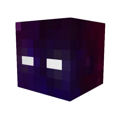 Infeari Minecraft avatar head, 3D render