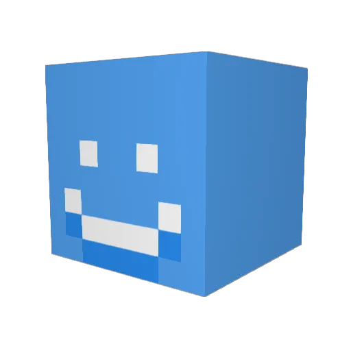 Infect0r Minecraft avatar head, 3D render