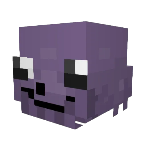 InfectReality Minecraft avatar head, 3D render
