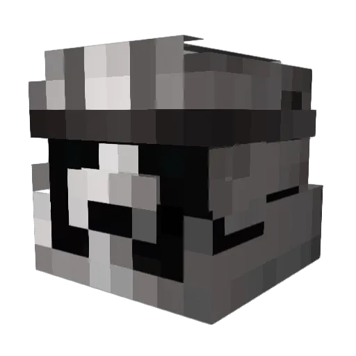 InfectedKiller Minecraft avatar head, 3D render