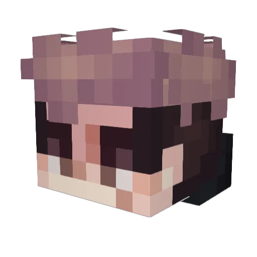 InferAce Minecraft avatar head, 3D render
