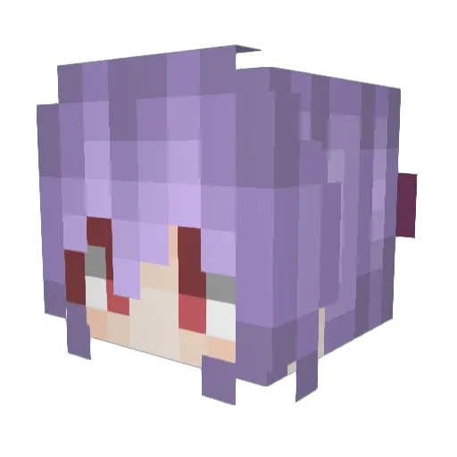 Infernal_404 Minecraft avatar head, 3D render