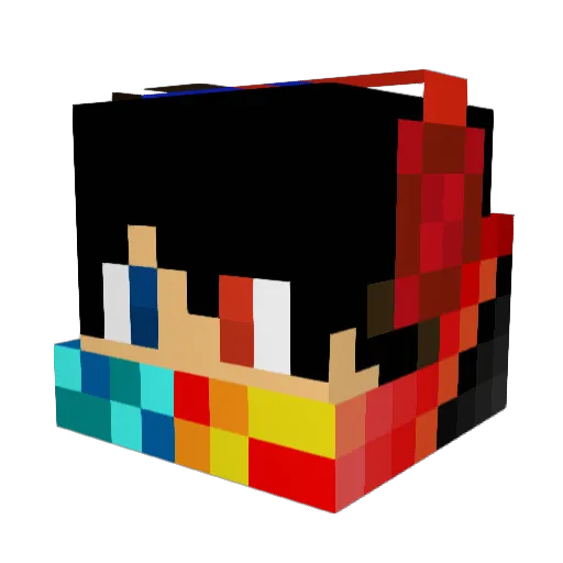 Infernal_Death Minecraft avatar head, 3D render