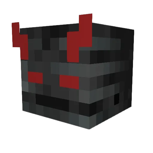 Infernal_Gamer08 Minecraft avatar head, 3D render