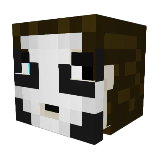 Infernal_Goose Minecraft avatar head, 3D render
