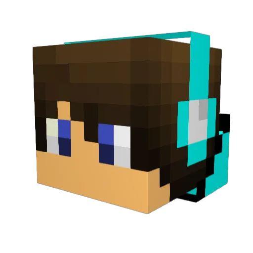 Infernal_Magic Minecraft avatar head, 3D render