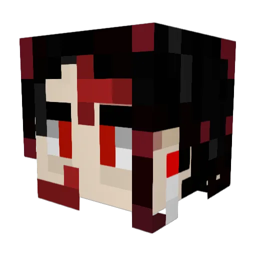 Infernno0 Minecraft avatar head, 3D render