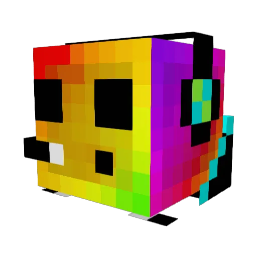 Inferno87_ Minecraft avatar head, 3D render