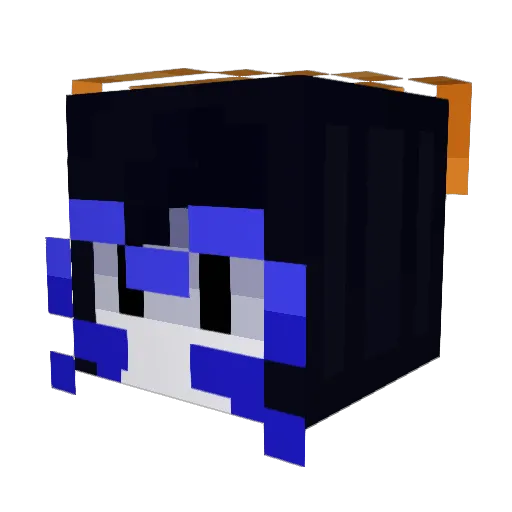 InfernoAce12 Minecraft avatar head, 3D render