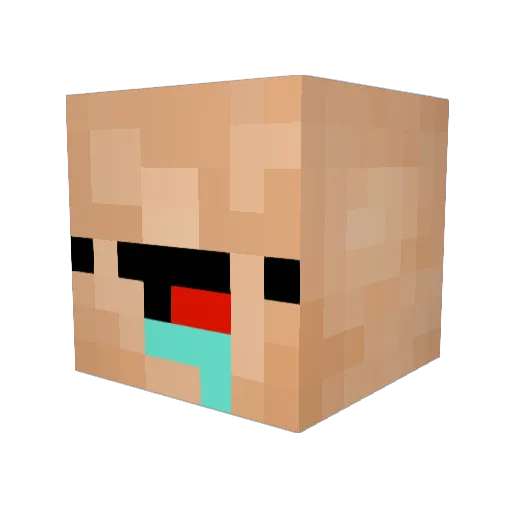 InfernoDMB Minecraft avatar head, 3D render