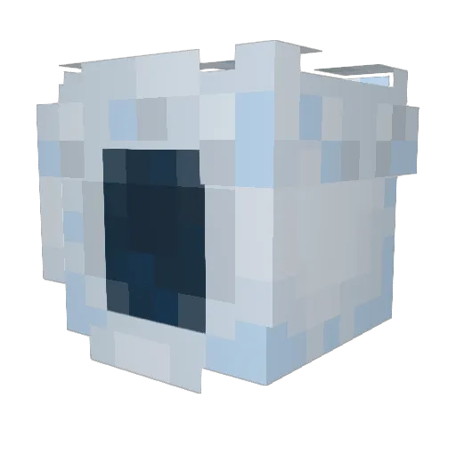 InfernoForge Minecraft avatar head, 3D render