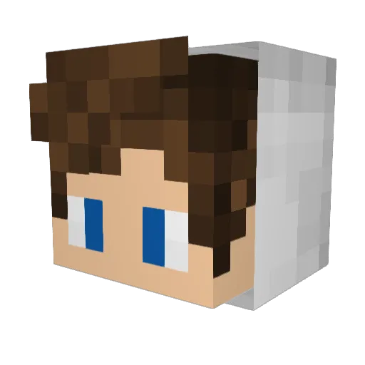 InfernoReaper57 Minecraft avatar head, 3D render