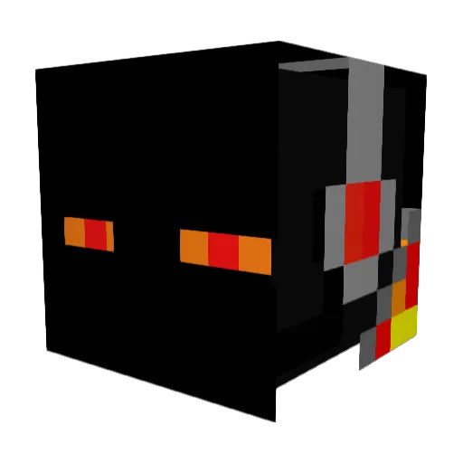 InfernoSquid08 Minecraft avatar head, 3D render