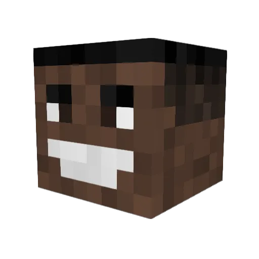 InfernoSterno Minecraft avatar head, 3D render