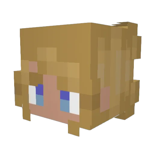 InfernoWolfMC Minecraft avatar head, 3D render