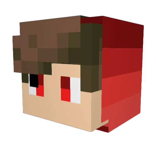 Inferno_Potato77 Minecraft avatar head, 3D render