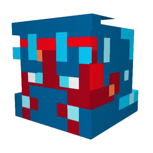 Inferno_R6 Minecraft avatar head, 3D render