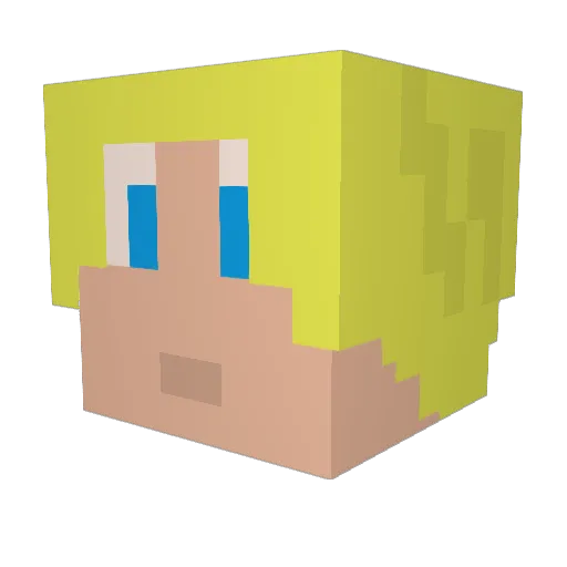 Inferno_lizard Minecraft avatar head, 3D render