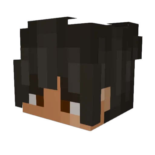 Inferno_scm Minecraft avatar head, 3D render