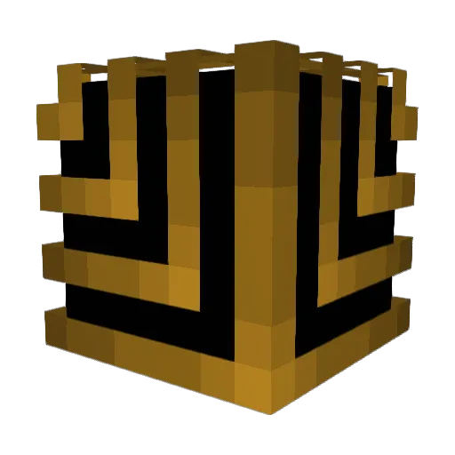Infin21 Minecraft avatar head, 3D render