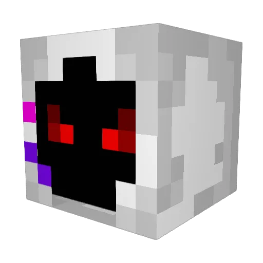 Infinite303 Minecraft avatar head, 3D render