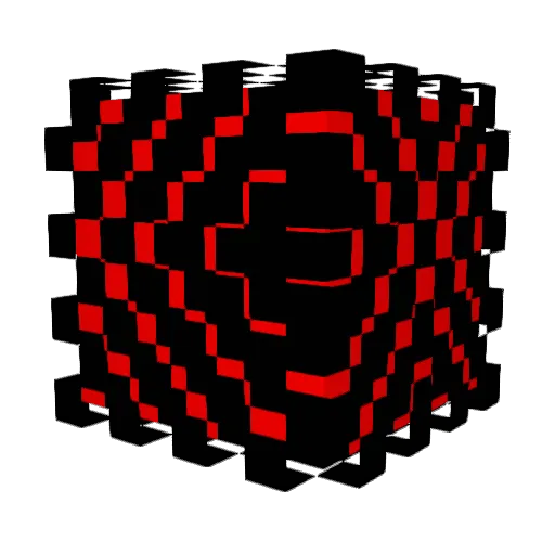 InfiniteAnomaly Minecraft avatar head, 3D render