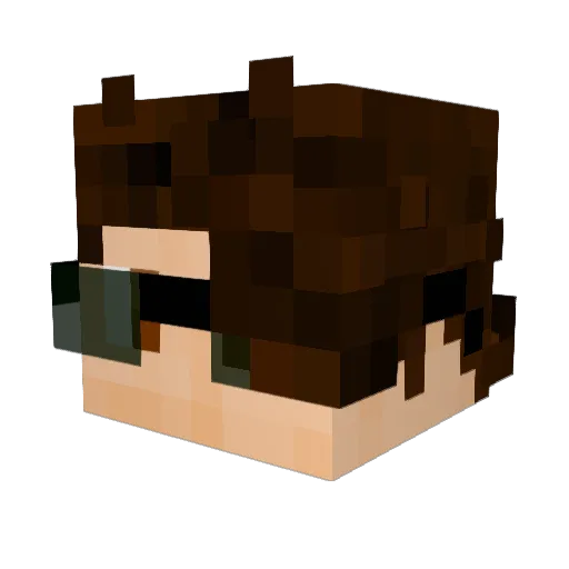 InfiniteGizmo448 Minecraft avatar head, 3D render
