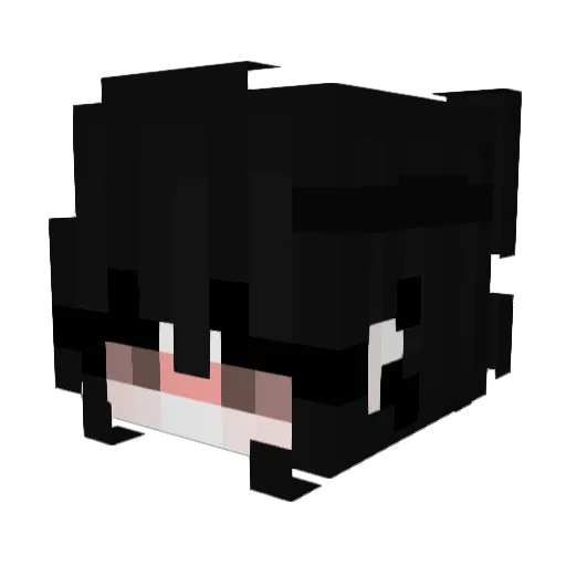 InfiniteSkies_ Minecraft avatar head, 3D render