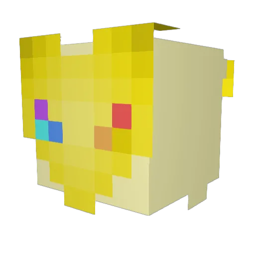 InfiniteThunder6 Minecraft avatar head, 3D render