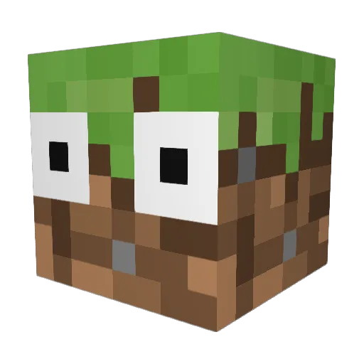 InfiniteWither Minecraft avatar head, 3D render